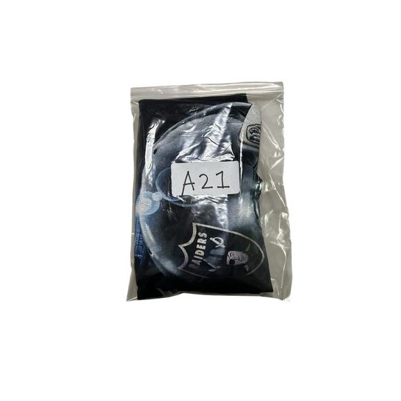 Vintage Y2K Oakland Raiders Helmet Black T-Shirt - size XL - Picture 8 of 8